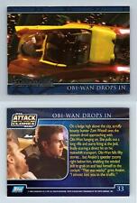 Obi-Wan Drops In #33 Star Wars Attack Of The Clones 2002 Trading Card