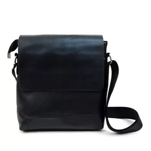 Umhängetasche Damen Synthetis Leder schwarz, von Westend - Bild 1 von 7