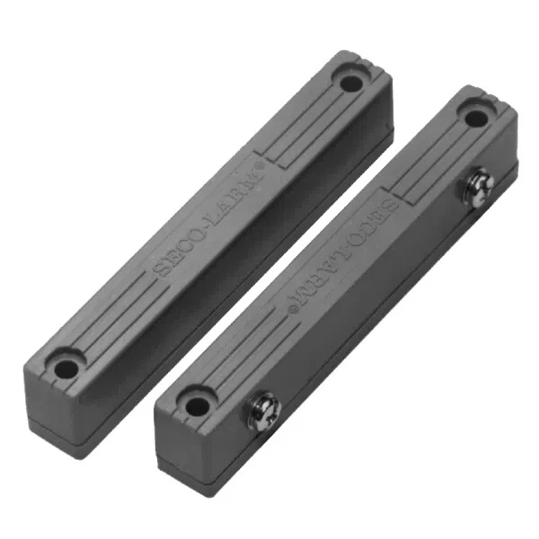 Seco-Larm SM-216Q/GY Surface-Mount Wide-Gap Magnetic Contact – Gray, 2-3/4″ - Image 1 of 1