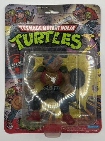 Playmates Toys Teenage Mutant Ninja Turtles Bebop with Shell Drill Weapon Cover
