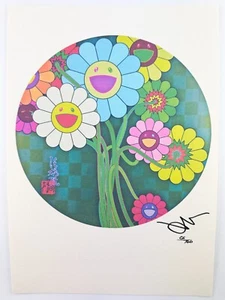 Takashi Murakami Original Vintage Art Print Lithograph Signed Limited COA - Picture 1 of 3