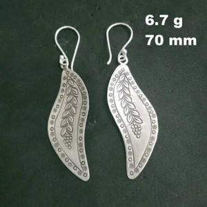 EDLE SILBER OHRRINGE 925 STERLING BASTELN Hänger 6g Vintage Erfolgsmotiv 23818 - Bild 1 von 7