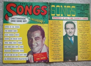 Popular Songs Magazine April 1950 & Songs That Will Live Forever January 1951 - Picture 1 of 2