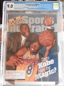 Kobe Bryant 1st Cover Sports Illustrated Magazine 4/27/98 Magic Johnson CGC 9.0 - Picture 1 of 2