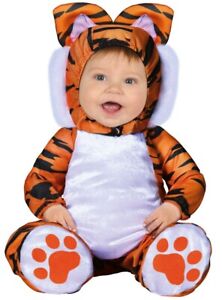 Baby & Toddler Tiger Fancy Dress Costume Childs baby tiger Suit fg