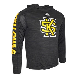 Kennesaw State Owls NCAA Men's Black 2016 Sideline Climalite L/S Training Hood - Picture 1 of 3