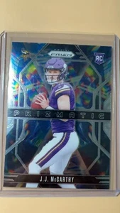 JJ MCCARTHY 2024 Panini Prizm #8 Prizmatic RC Rookie VIKINGS - Picture 1 of 2