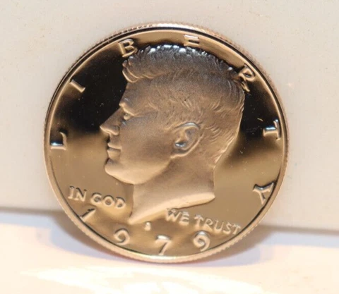 1979 S Kennedy Clad Half Dollar 50c Proof Nice Cameo Cover