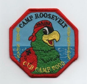 Camp Sale: 2003 Camp Roosevelt Cub Camp Patch (Katahdin Area Council), neuwertig - Bild 1 von 1