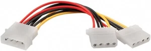 CAVO MOLEX Y SDOPPIATORE ALIMENTAZIONE PER PC - Foto 1 di 1