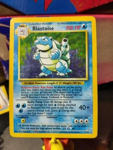 Pokemon - Blastoise Base Set Ilimitado 2/102 - Holo MP - Imagen 1 de 7