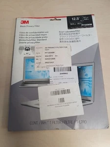 3m Black Privacy Filter For 12.5in Screen - Afbeelding 1 van 3