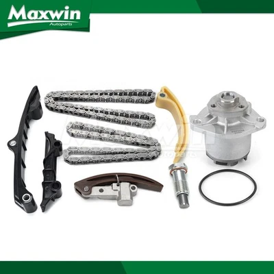 Kit de cadena de distribución bomba de agua apta para Volkswagen EuroVan Golf Jetta 1998-2002 2,8 L Foto 1 de 4