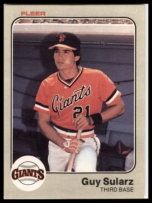 1983 Fleer #273 Guy Sularz - Image 1 of 2