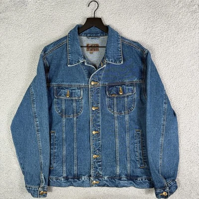 Chaqueta vaquera Lee vintage para hombre XL azul camionero años 90 Storm Rider Foto 1 de 4