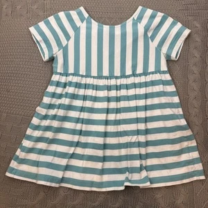 Hanna Andersson Striped Blue and White Kids Top ~ 140/10 - Picture 1 of 9