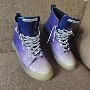 Giuseppe Zanotti Blabber Ombre Patent High-topSneakers Size 47 - Picture 1 of 8