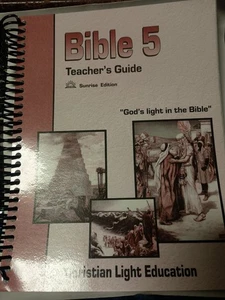 Christian Light Education CLE BIBLE 5  Teacher's Guide Sunrise Ed. 2011 O2 - Bild 1 von 1