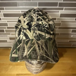 Scout Boats Embroidered Marsh Wetlands Camoflauge Duck Hunting Baseball Dad Hat - Picture 1 of 6