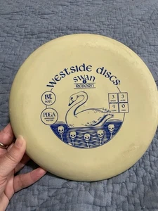 Disco de Golf Putter PDGA Westside Discs Swan Reborn Blanco Azul Lámina USADO 3 3-1 0 - Imagen 1 de 3