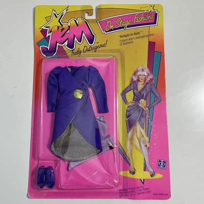 Tarjeta nueva Hasbro años 80 JEM & the Holograms Crepúsculo en París en el escenario moda sin usar, en caja Foto 1 de 4