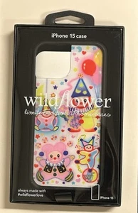 Funda Flor Salvaje iPhone 15 - Payaso Alrededor - Nueva - Imagen 1 de 1