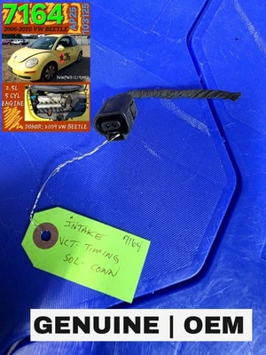 ⭐2006-2010 VW Volkswagen Beetle sincronización de admisión VVT conector solenoide coleta ✅ Foto 1 de 2