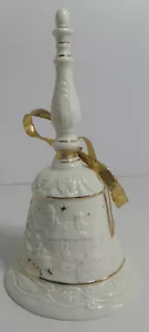 Campana cerámica Navidad ciudad tema vintage - Imagen 1 de 2