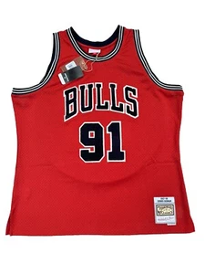 Dennis Rodman Chicago Bulls Mitchell & Ness Off-Court Swingman Jersey 2XL - Picture 1 of 19