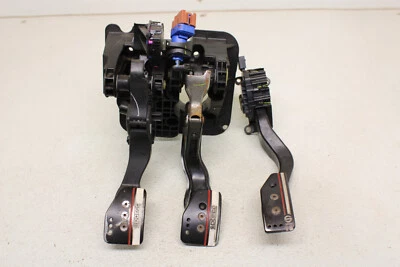 Fiat 500 Manual Transmission Pedal Set W/ Sparco Pedal Covers Oem 2012-2018 - Image 1 of 4