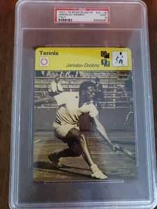 Jaroslav Drobny 1977-79 Sportscaster Mint PSA 9 TENNIS - Bild 1 von 2