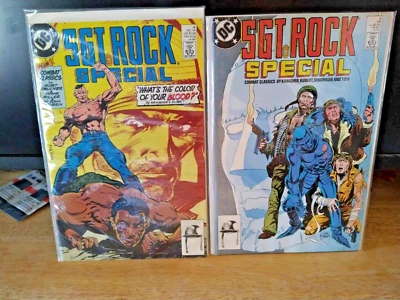 SGT. ROCK SPECIAL #2 and #6 Frank Miller  War Comics DC - Image 1 of 3