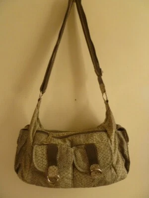 Bolso de Viaje Bandolera Travelon Beige Estampado Serpiente Foto 1 de 4