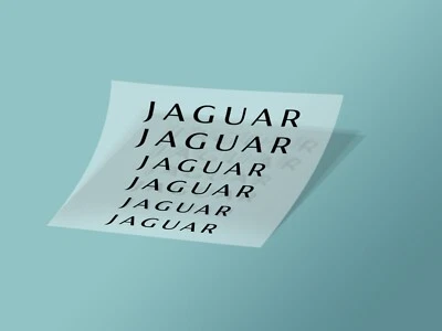 6pcs Jaguar Caliper Decal Stickers, Die-Cut Vinyl Decal Sticker - Image 1 of 2