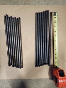 Set Mopar 426 Hemi Chrysler 3/8" Ball Cup Pushrods 10 7/8" / 11 3/4" - Picture 1 of 3