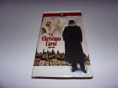 A Christmas Carol (VHS, 1995) George C Scott / Charles Dickens  - Image 1 of 3
