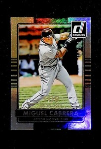 2015 Panini Donruss Stat Line Season /109 Miguel Cabrera #87 A16