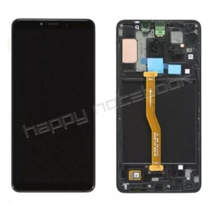 DISPLAY SAMSUNG ORIGINALE A920 NERO A9 2018 TOUCH LCD SCHERMO GH82-18308A - Picture 1 of 1