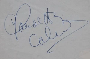 SIGNED CLAUDETTE COLBERT CUT AUTO AUTOGRAPH JSA COA AUTOGRAPHED - Picture 1 of 3
