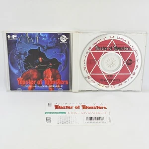 PC Engine CD MASTER OF MONSTERS Spine * pe - Picture 1 of 2