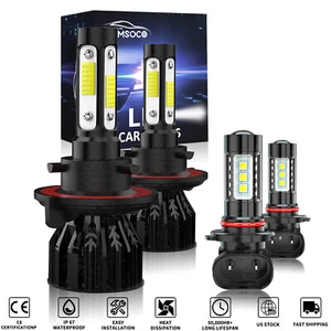 Para For Ford F-150 2004 2005 2006 2007 2008-2014 LED Hi/Lo + luces antiniebla - Picture 1 of 13
