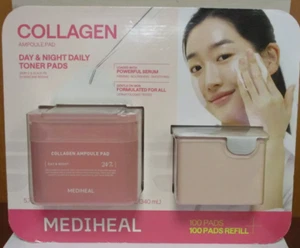 MEDIHEAL Kollagen Ampullen Pad Gesichtswasser Pads Kollagen & Ceramid (200 Stück) - Bild 1 von 6