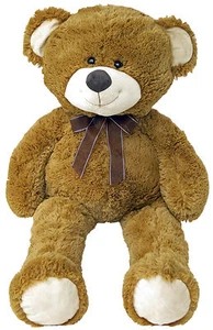 XXL TEDDYBÄR 100cm braun Plüschbär Teddy Stoffbär Plüsch Plüschtier Bär 1m gross - Bild 1 von 5