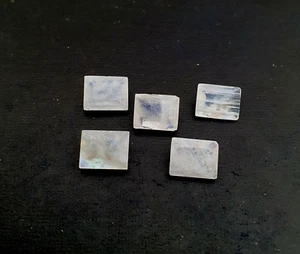 Natürlicher Regenbogen Mondstein Baguetteschliff Lose Edelstein 5 Stck. 8x10 MM 12 CT - Bild 1 von 3