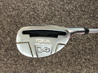 Adams IDEA Tech V4 Ladies RH 6-Iron Hybrid, L-Flex Idea graphite shaft, New Grip - Image 1 of 4