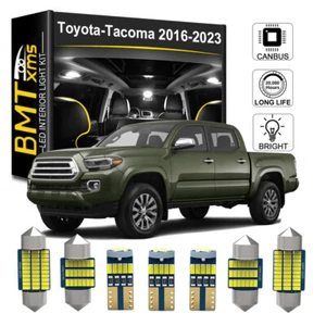 White LED interior lights Package Kits for 2016-2021 2023 Toyota Tacoma Canbus - Bild 1 von 12