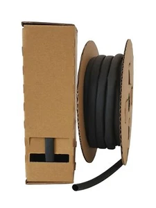 15m Schrumpfschlauch 3,2mm (2:1) Polyolefin 125°C schwarz in Spenderbox Minibox - Bild 1 von 3