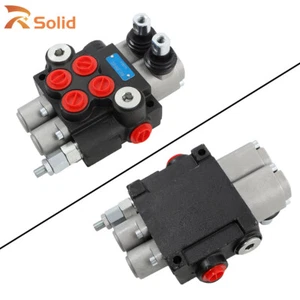 2-Spool Hydraulic Directional Control Valve Ports Double Acting - Picture 1 of 10