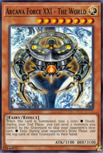 Arcana Force XXI - The World (Secret Rare) - SGX4-ENB01 -Secret- LP - Picture 1 of 1