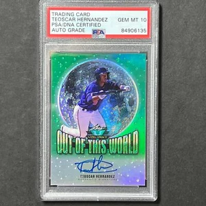 2014 Leaf Valiants #OW-TH1 Teoscar Hernandez Signed Card PSA Slabbed Auto 10 Mar - Picture 1 of 2